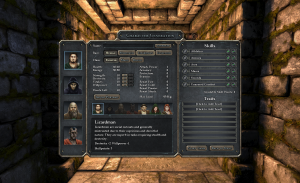 The player controls a party of four characters in "Legend of Grimrock." What are the viewpoint implications?