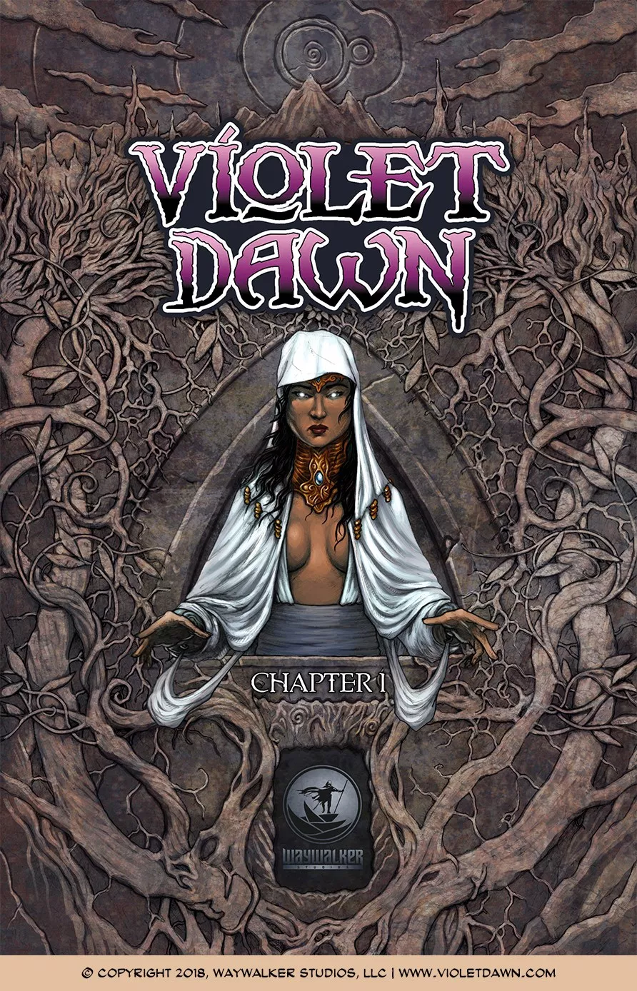 Violet Dawn, Issue 1 Cover